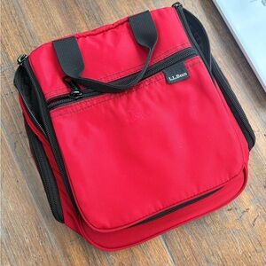 L.L. Bean Red Toiletry Bag